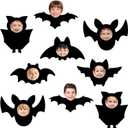 36 Pcs Halloween Bat Cutouts for Bulletin Board Decoration with Photo Space for DIY Photo Craft Halloween Classroom Party Wall Dcor