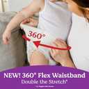 Huggies Size 6 Baby Diapers, Little Movers HuggFit 360 Baby Diapers with 360 Waistband, Size 6 (35+ lbs), 104 Count (2 Packs of 52), Packaging May Vary