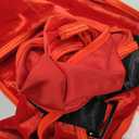 Avidlove Christmas Lingerie for Women Halter V Neck Sexy Santa Lingerie Outfits with Christmas Hat and Belt (Small, Red)