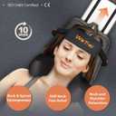 iSTIM WeTrac Cervical Neck Traction Device, Relaxer and Stretcher, Pain Relief for Spinal Decompression, Relieving Pinched Nerves, and Cervical Pain, Home Use, with Travel Bag