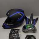 DOT Motocross Helmet Unisex Offroad Helmet Dirt Bike ATV Motorcycle Helmet with Gloves Goggles Mask, Medium