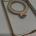 CASEKOO Desert Titanium for iPhone 15 Pro Max Case with 360 Spin Magnetic Stand [Compatible with Magsafe][16FT Military Protection] Polished for iPhone 15 ProMax Case with Stand Ring 6.7'', Rose Gold