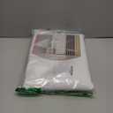 AmazerBath White Shower Curtain Fabric, Waffle Shower Curtains for Bathroom, Cloth Shower Curtain Heavy Duty, Thick Bathroom Shower Curtains Hotel Quality, Premium Polyester, 72x72 Inches