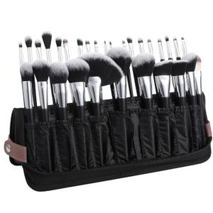 DUcare Makeup Brushes Organizer 30pcs Folding Travel Cases Makeup Brushes Stand-up Cosmetic Bag Artist Storage (only bag)