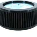 Harley Air Filter Engine Air Cleaner Motorcycle Air Filter for Harley 1999-2017 Dyna, 2000-2015 Softail, 1999-2007 Touring (Black)