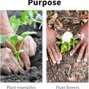 TCBWFY 4"x12"Auger Drill Bit for Planting Digging Holes,Garden Plant Flower Bulb Auger Spiral Hole Drill Rapid Bulb Planter Earth Auger Bit,Compatible to Hex Adjustable Chuck