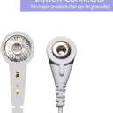 2-Pack 15ft White Grounding Cords - Universal Grounding Cable for Mats, Pads, Sheets & Bed Systems