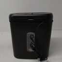 8-Sheet Cross Cut Paper Shredder and Credit Card Shredder - Black