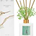 Chloefu LAN Fir & Cedarwood Red Diffuser Gift Set Natural Fragrances Oil Diffuser Non-Toxic Air Freshening for Home Red Diffuser for Bathroom Decor for Christmas 7.05 oz (200ml)