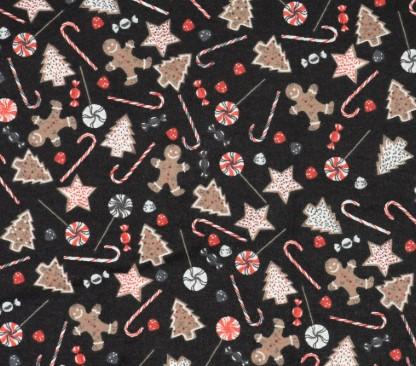L 108 X W 42 Christmas fabric Gingerman