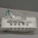 LEVERLOC Shower Caddy Suction Cup, Shower Organizer Removable Bathroom Shelf, Storage Suction Powerful Max Hold 22lbs Bathroom Caddy Waterproof Holder, White