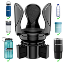 Car Cup Holder Expander, Cup Holder Extender Adapter with Expandable Arm and Adjustable Base, Compatible with Yeti Ramblers 1464oz, Hydro Flasks 1864oz Most Coffee Mugs Bottles & Cups