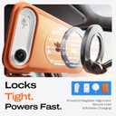 LISEN 3-Pack Magnetic Shockproof for iPhone Air Case Slim [Fit for MagSafe][Military Grade Drop Protection] Translucent Matte Phone Case for i Phone 17 Air, Cosmic Orange, Space Black, Deep Blue