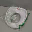 Fisher-Price Ready & Steady Potty Seat  Deluxe Soft Padded Potty Ring with Handles, Splash Guard, and Storage Hook for Toddlers Potty Training, White