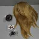 SEIKEA Cheer Ponytail Hair Piece, 100% Super Protein Fiber Straight Cheerleader Hairpiece Lightweight Silky Smooth Fluffy 18" Ponytail Extension for Cheerleader Competition, Dance Blonde