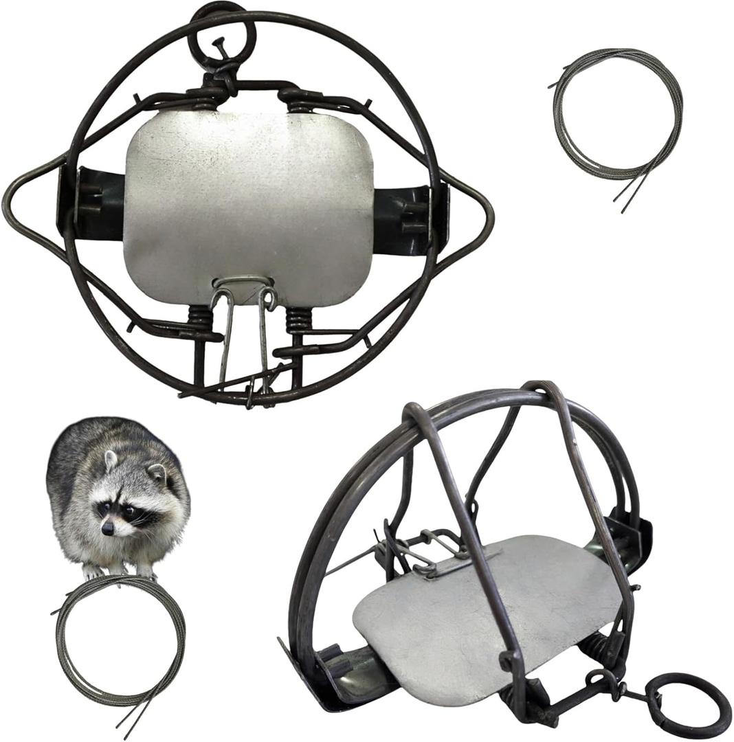 2 Pack Humane Trap for Small Animals,Ideal for Farms, Yards,Gardens,and Outdoor Use with Easy Setup for Control,Reusable
