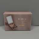 BS-MALL Travel Makeup Brush Set  14 Pcs Foundation Powder Concealers Eye Shadows with LED Light Mirror, Green