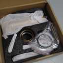 Replacement for Delta 13/14 Series Shower Trim Kit, Compatible with Delta R10000 Tub Shower Faucet Set, Brushed Gold Shower Head and Handle Set,Champagne Bronze (Cartridge and Valve Not Included)