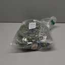 Dolicer 2 Packs Eucalyptus Garland with LED Lights String, 12Ft Faux Eucalyptus Greenery Garland, Artificial Hanging Green Eucalyptus Leaves Vine Wedding Backdrop Arch Wall Table Decor (Grey Green)