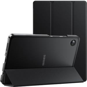 JETech Case for Samsung Galaxy Tab A11 / Tab A9 8.7-Inch 2025/2023, Slim Translucent Back Tri-Fold Folio Stand Protective Tablet Cover (Black)