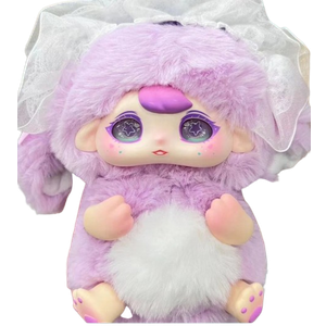 CALEMBOU Plush Doll Blind Box - MOMO Series Stuffed Mystery Collectible Toys, Kawaii 1 of 6 Possible Cute Soft Animals Charm Birthday Gifts
