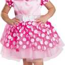 Disguise girls Disney Minnie Mouse Classic Tutu Girls' Costume, Pink (Small (2T), One Color)