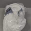 7.2FT Double-Sided Round Backdrop Cover,White Wedding Round Arch Cover,Circle Balloon Backdrop Stand Covers for Wedding Birthday Festival Party Baby Shower Decoration