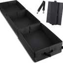 Lukeline Under Seat Storage Truck Tool Box Organizer for Truck Seat Storage Ford F150 F250 F350, 3 Compartment Collapsible Portable Truck UnderSeat Storage Organizer Box