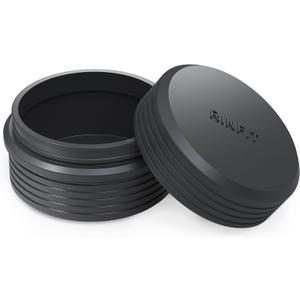 Rinfit Silicone Box for Silicone Rings - 30 Ring Capacity, Travel Organizer for Rings - Compact & Stylish Storage Solution - Black