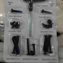 Sweetcrispy Dining Chairs Set of 2, Boucle Upholstered Modern Mid Century Round Kitchen Chairs with Curved Backrest & Metal Legs for Vanity, Living Room - Beige