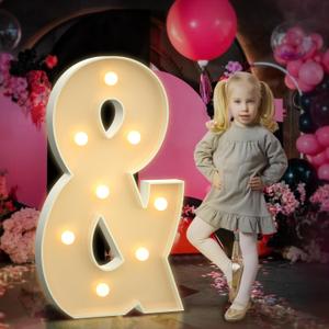 3FT Marquee Light Up Letters, Large Light Up Letters for Baby Shower Party Backdrop Decor, Marquee Letters for Birthday Wedding Engagement Party Decorations, Mosaic Letter &