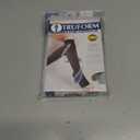 Truform Sheer Compression Stockings, 15-20 mmHg, Women's Knee High Length, Open Toe, 20 Denier, Nude, Large (L)