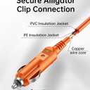 XT60 Connector Car Charger Extension Cable, Compatible with Anker SOLIX C300/C1000, EcoFlow Delta 2 Power Station and Solar Generator, 6.6Ft Extension Cord