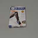 Truform Sheer Compression Stockings, 15-20 mmHg, Women's Knee High Length, Open Toe, 20 Denier, Light Beige, Large