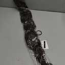Ponytail Extension, Flexible Wrap Around Ponytail Extension Long Wavy Curly Ponytail Hair Extensions Natural pony tail Synthetic Hairpiece for Women 32 Inch (Dark Chocolate Brown)