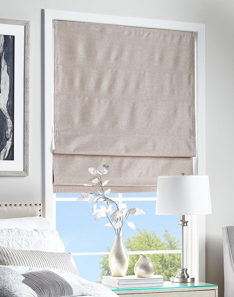Curtainworks Harmony Window Shade, 23" W x 64" L, Mocha