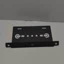 Front Lower Bumper License Plate Bracket,Steel License Plate Mounting Holder Compatible with 2021-2024 Ford Bronco (Logo)