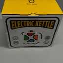 Hazel Quinn Electric Kettle - 1.7 Liters (57oz) Stainless Steel Water Kettle, BPA-Free Interior, 1200W Fast Boiling, Cordless, Rotational Base, Automatic Shut Off & One-Touch LED - Pearl White