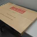 SMIROR Matte White Bathroom Mirror for Over Sink, 24x 36 Metal Thick Framed Rectangle Vanity Mirror for Wall, Right Angle Corner, Anti-Rust, Horizontally or Vertically Mounted