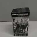 CHARMKING Compression Socks for Women & Men Circulation (3 Pairs) 15-20 mmHg is Best Support for Athletic Running Cycling (Large-X-Large, 01 Balck/Black/Black)