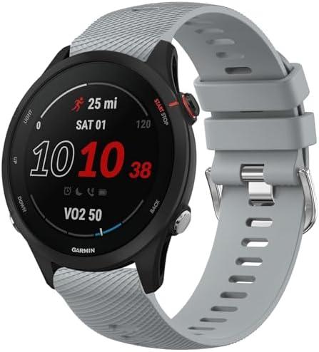 Meliya Bands Compatible with Garmin Forerunner 255 Watch Band, Garmin Forerunner 265 Watch Band Women Men, Soft Silicone Sport Replacement Strap for Garmin Forerunner 255/255 Music, Forerunner 265, Venu 3, Venu 2, Vivoactive 4 Smart Watch