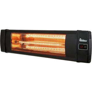 DR. INFRARED HEATER Portable Infrared Indoor and Outdoor Space Heater for Patio, Garage, Commercial & Residential With Remote Control, Without Thermostat, Black