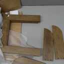 UTEX Over The Toilet Storage Shelf, 3-Tier Over Toilet Bathroom Organizer, Above Toilet Storage Rack (Wood Grain)