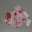 Strawberry Baby Shower Party Decorations - 9 PCS Honeycomb Centerpieces for Tables, 3D Theme Birthday Party Decor Supplies for Boys Girls