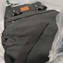 KeaBabies Baby Diaper Bag Backpack with Changing Pad  Waterproof Baby Bag for Mom and Dad, Insulated Bottle Pockets, Durable Toddler, Twin, Boy Girl Diaper Backpack for Travel, Large (Trendy Black)