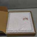 10x10 White Picture Frames set of 3, Made of Wooden and Real Glass Square Photo frame - Displays 8x8 Picture With Mat or 10 x 10 Without Mat, Desktop & Wall Collage Frame set