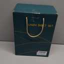 LINEN Eco Friendly 100% Organic Cotton Twin Sheet Set, Hotel Quality Premium Bedding Sheets & Pillowcases Set, Twin Size