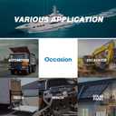 GLOSO Marine Rated Battery Fuse IPBF+Terminal Fuse Block Kit, Single Stud M8 (5/16") + Ignition Protected Battery Fuse (30A)