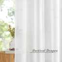 NICETOWN White Sheer Curtains 45 inches Long, Grommet Light Filtering Airy Voile Sheer Lightweight & Breathable Window Treatments for Kitchen/Cafe, W30 x L45, 2 Panels