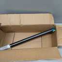 SupplyGiant 3/4 x 18 Inch Black Steel Pipe, Heavy Duty Industrial Malleable Iron Pipes, Pre Cut Threaded Nipple Great For All DIY Furniture And Black Pipe Shelving